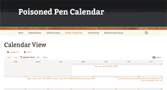 Desktop Screenshot of poisonedpenevents.com